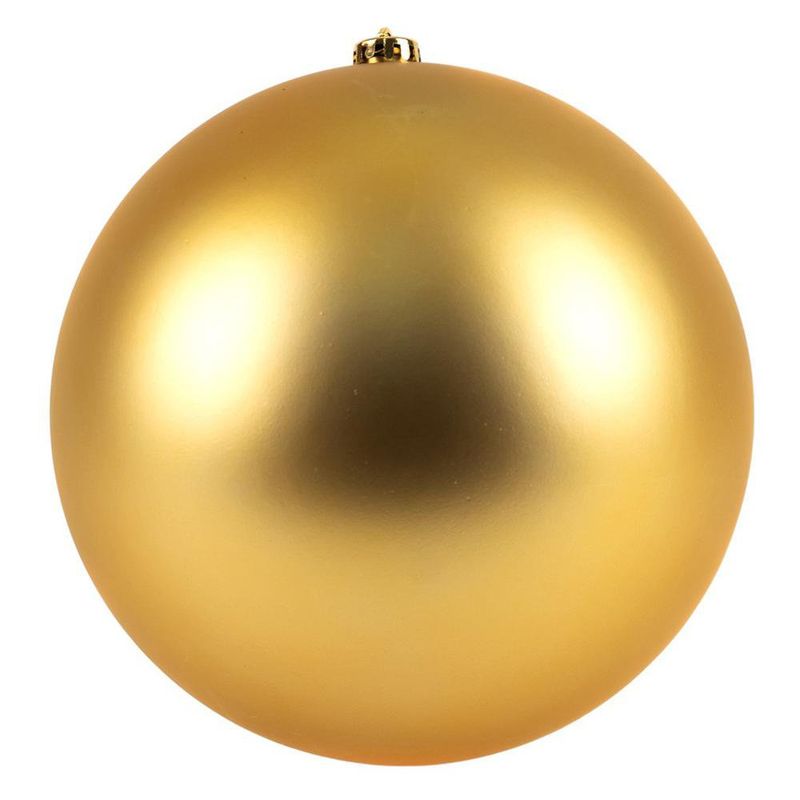 Esfera Navideña Clásica Dorada Mate