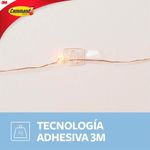 Set de 6 Ganchos Adhesivos Transparentes 3M de 0.5 lb para Llaves y Accesorios