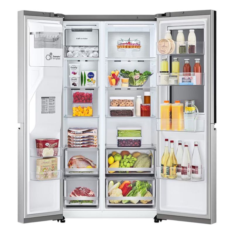 Refrigerador LG Side-by-Side InstaView™ y Craft Ice™ 27.1 p³