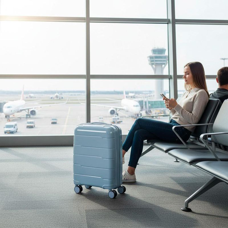 Set de 3 Maletas Azules