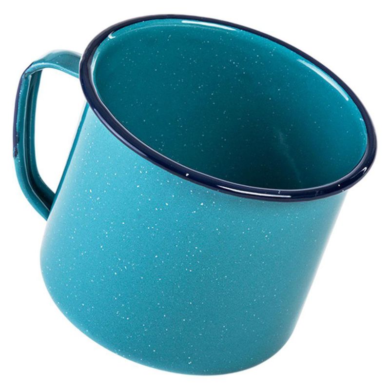 Vaso de Peltre con Recubrimiento Vitrificado de 1.2 L Color Azul Turquesa