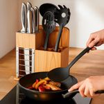 Set de Cuchillos y Utensilios Acero Inoxidable 12 Pzas