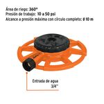 Aspersor Metálico 8 Funciones