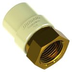 Adaptador Hembra de CPVC con Inserto Metálico y Rosca de 1/2 plg