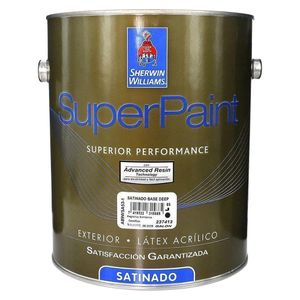 SuperPaint Exterior Satinado Blanco 1 Gal