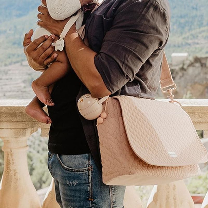 Pañalera Wonderland de Hombro Rosada