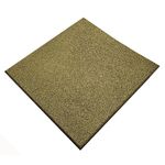 Piso de Caucho de Alta Densidad 1 x 1 m Espesor 15 mm para Gimnasio Color Amarillo