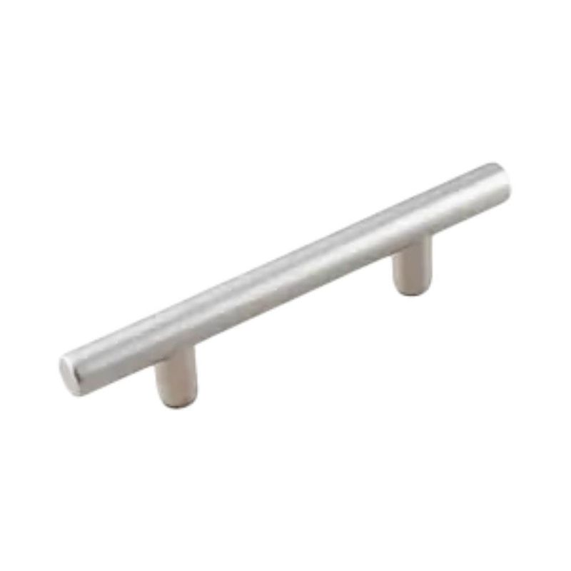 Jalador Tubular Plateado Metálico 96 Mm