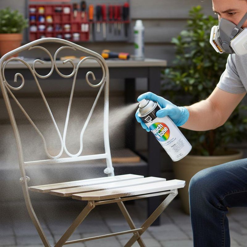 Pintura en Spray Touch ‘n Tone Blanco Brillante