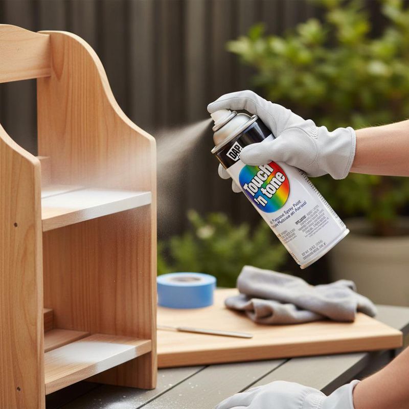 Pintura en Spray Touch ‘n Tone Blanco Brillante