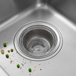 Colador de Fregadero de Acero Inoxidable  4-3/8 Plg