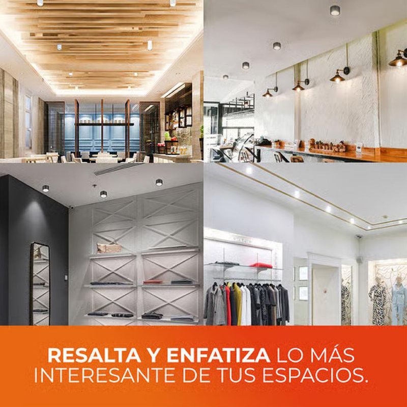 Lámpara de Exterior LED Negro 15W 3000-6500 K