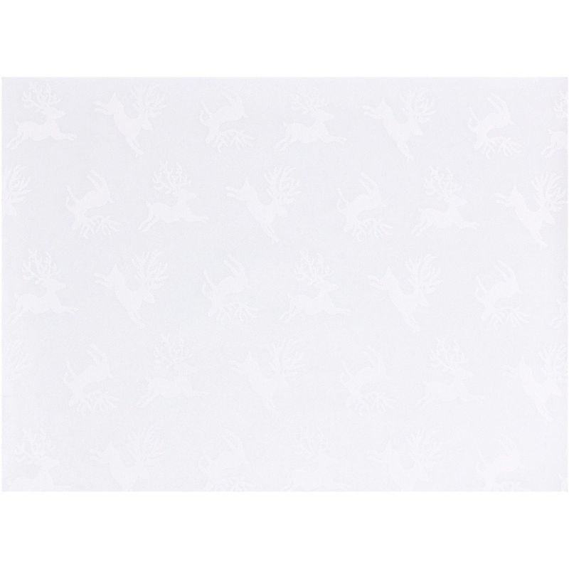 Individual Navideño Crema Rectangular