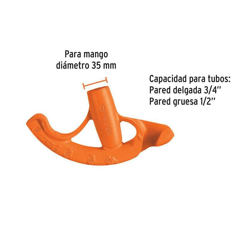 Doblador de Tubo Conduit 3/4 Plg - Truper