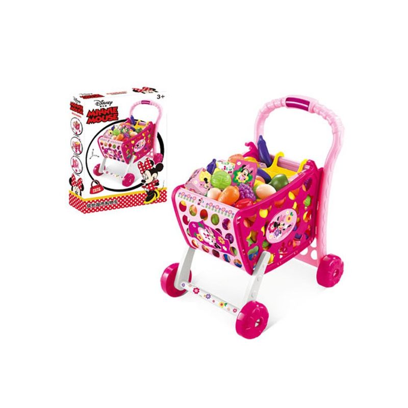 Carrito de Compras Minnie Mouse con Accesorios