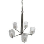 Lámpara de Colgar Níquel Satinado 5 Luces