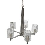 Lámpara de Colgar Níquel Satinado 5 Luces