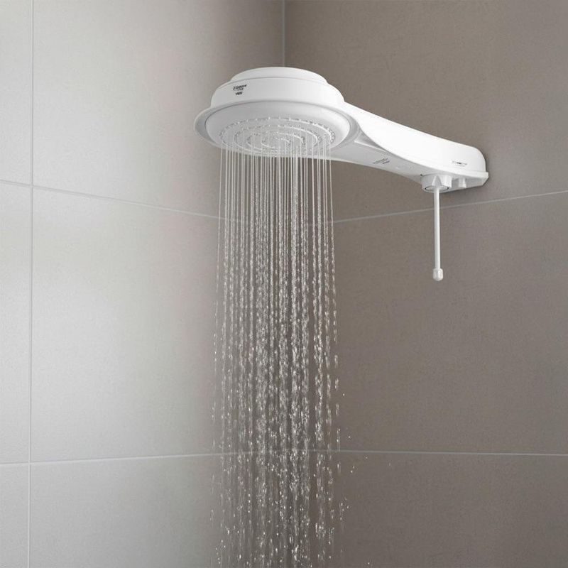 Calentador de Ducha Eléctrico Elegance Multitemperatura Color Blanco