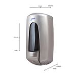 Dispensador Manual de Jabón Acero Inoxidable