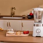 Licuadora de 5 Velocidades con Jarra de Vidrio y Accesorio para Triturar