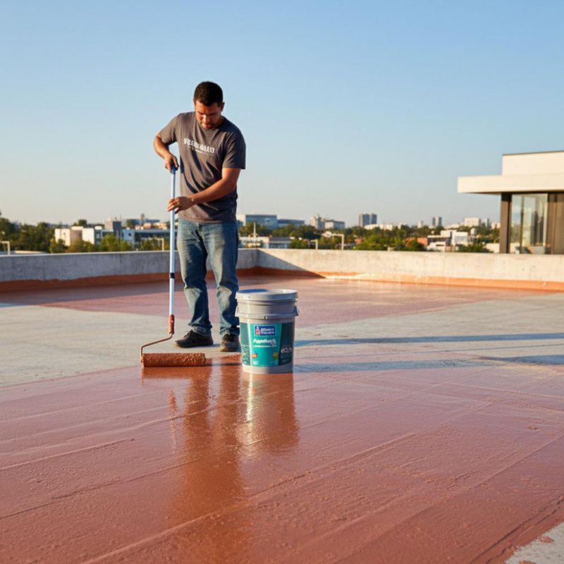 Aqualock Impermeable 6000 5 Gal Rojo Teja Mate