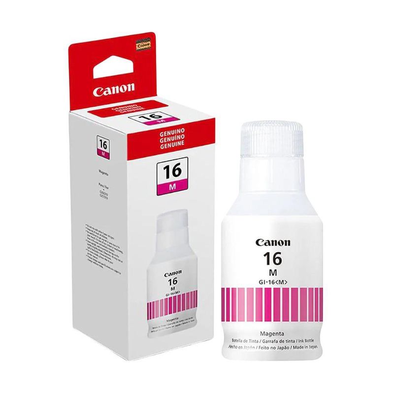 Botella de Tinta Canon GI 16 M 132 Ml Magenta