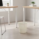 Bote de Basura Plástico 10 L Marfil