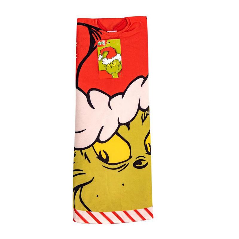 Falda para Árbol de Navidad Roja con Diseño del Grinch