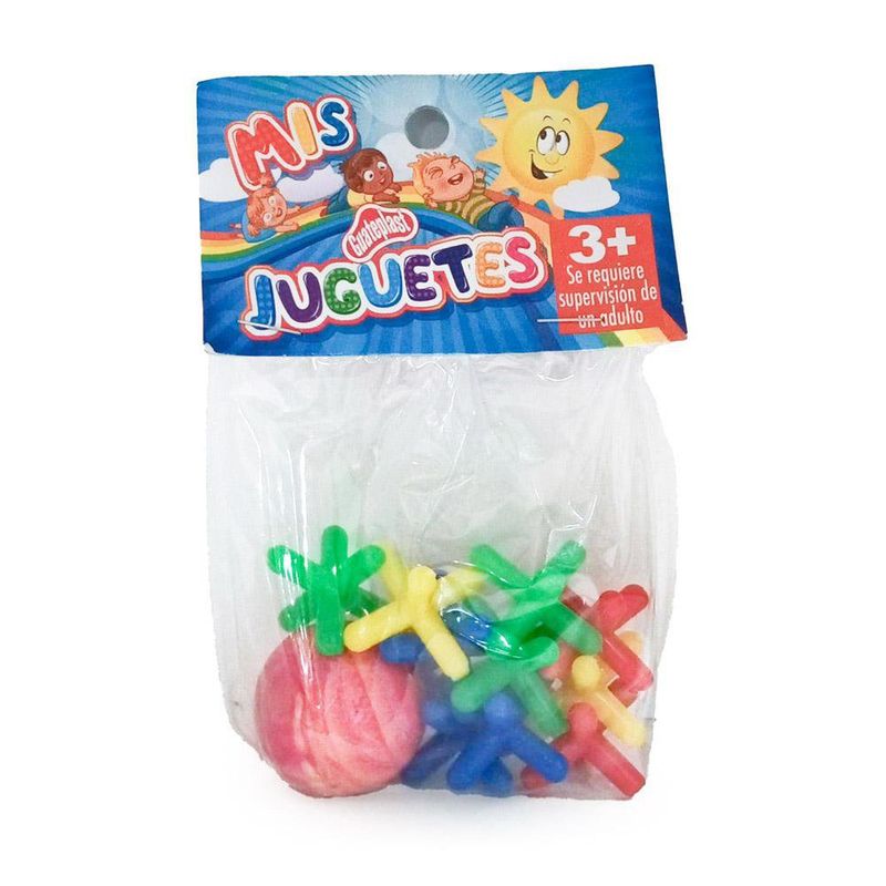 Juego de Pelota y Jacks Clásicos para Niños