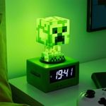 Lámpara con Reloj Creeper Minecraft