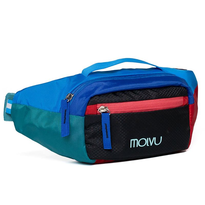 Cangurerita Deportiva Molvu de 1.5 L para Running y Uso Diario Color Negro y Rojo