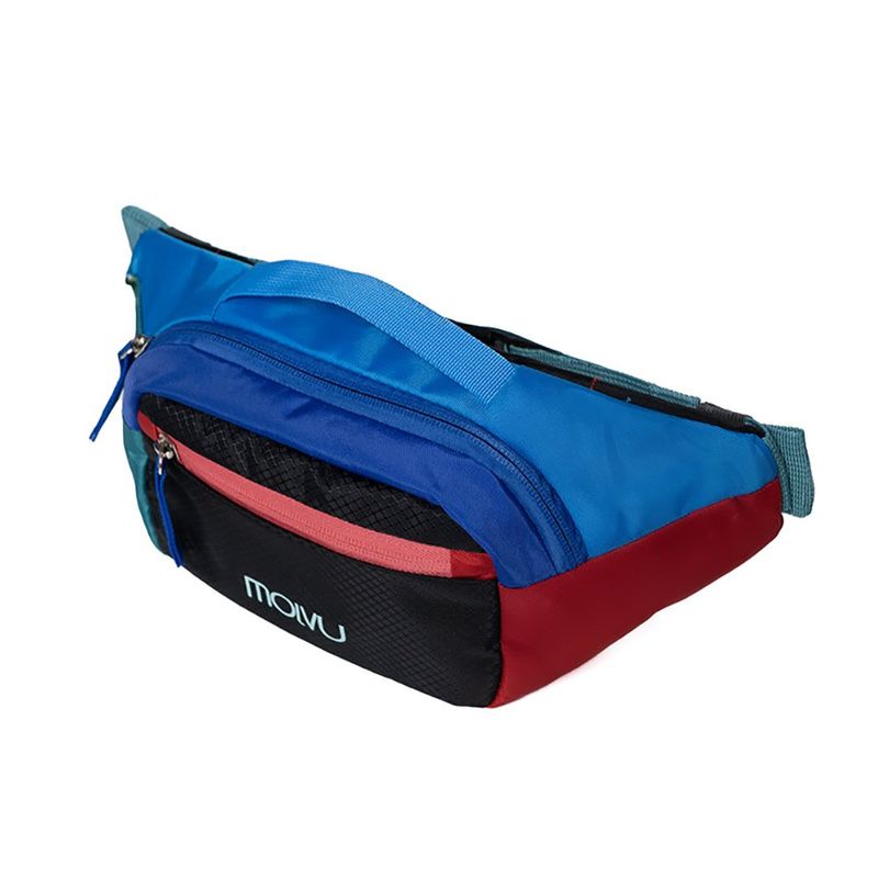 Cangurerita Deportiva Molvu de 1.5 L para Running y Uso Diario Color Negro y Rojo