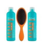 Kit Activeé Argan Shampoo y Acondicionador con Cepillo