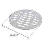 Rejilla de Acero Inoxidable 5 Plg