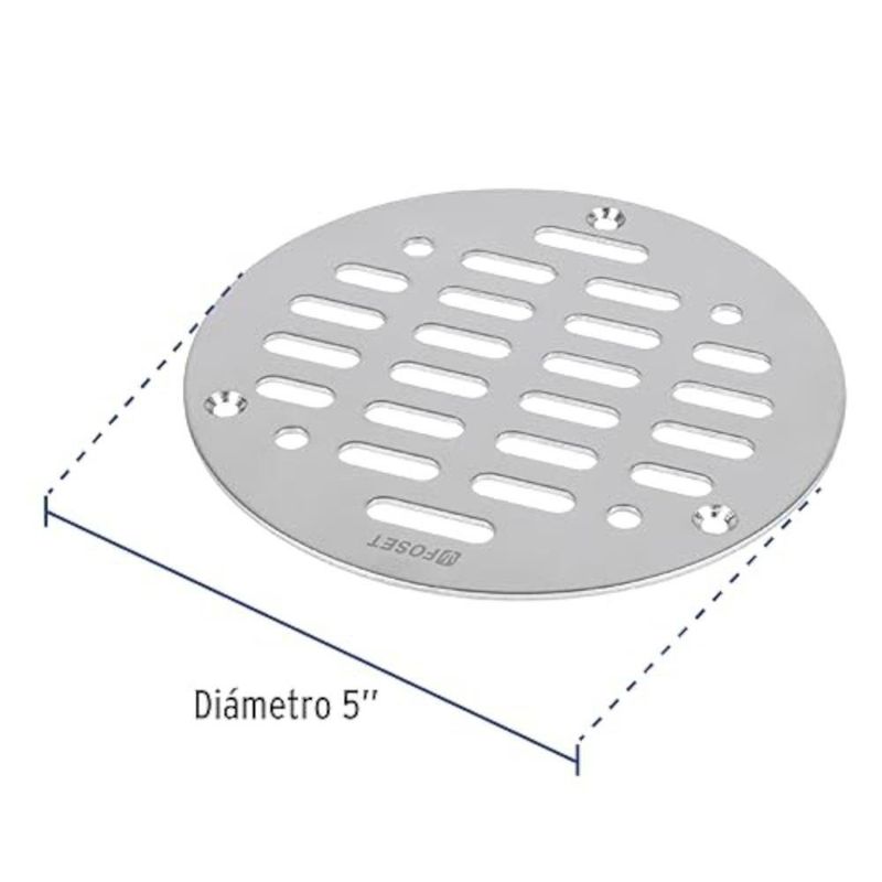 Rejilla de Acero Inoxidable 5 Plg
