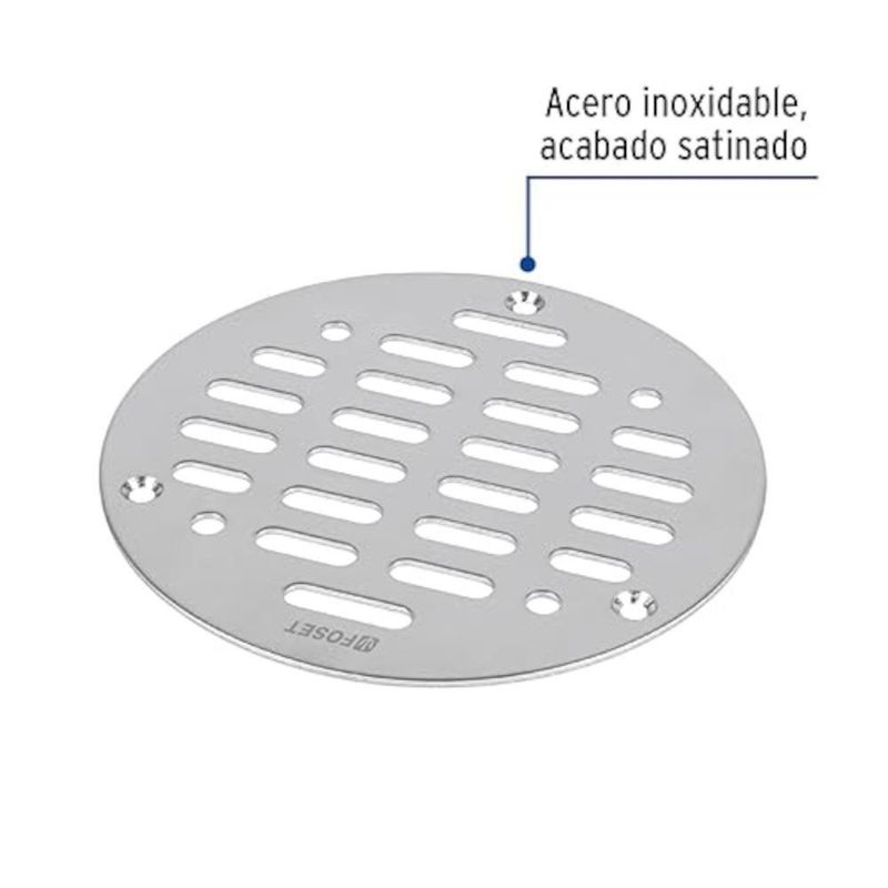 Rejilla de Acero Inoxidable 5 Plg