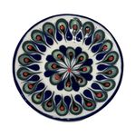 Plato Redondo Artesanal Gotas para Té o Postre