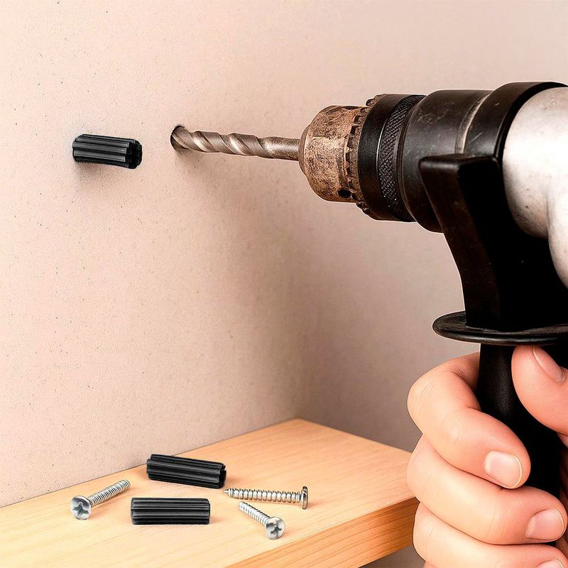 Set de Tornillos con Tarugo de 14 x 1 1/2 Plg