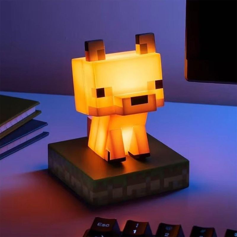 Lámpara Decorativa Zorro Minecraft