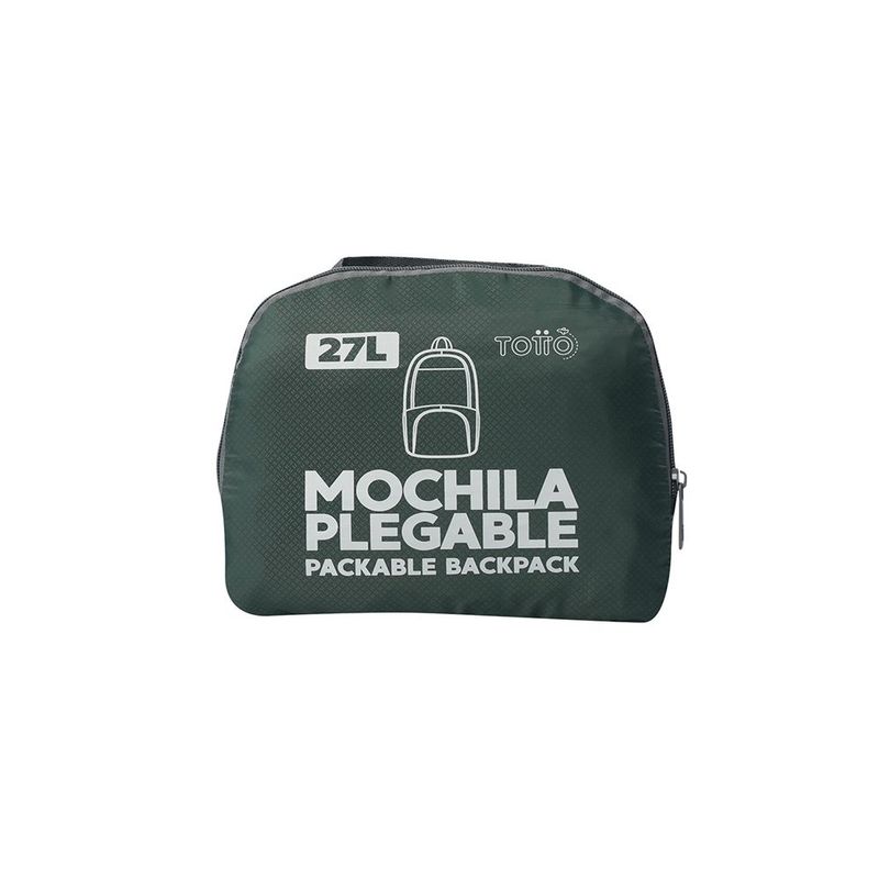 Mochila Plegable Verde Syncro