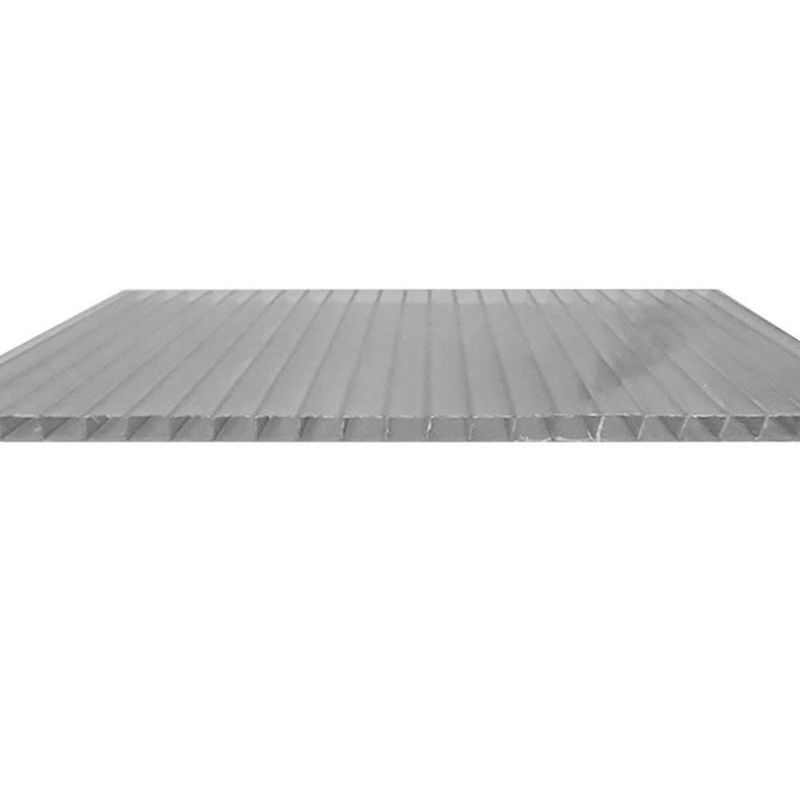 Lámina Policarbonato Celular Tipo Galleta Transparente 1.22 m x 8 pies