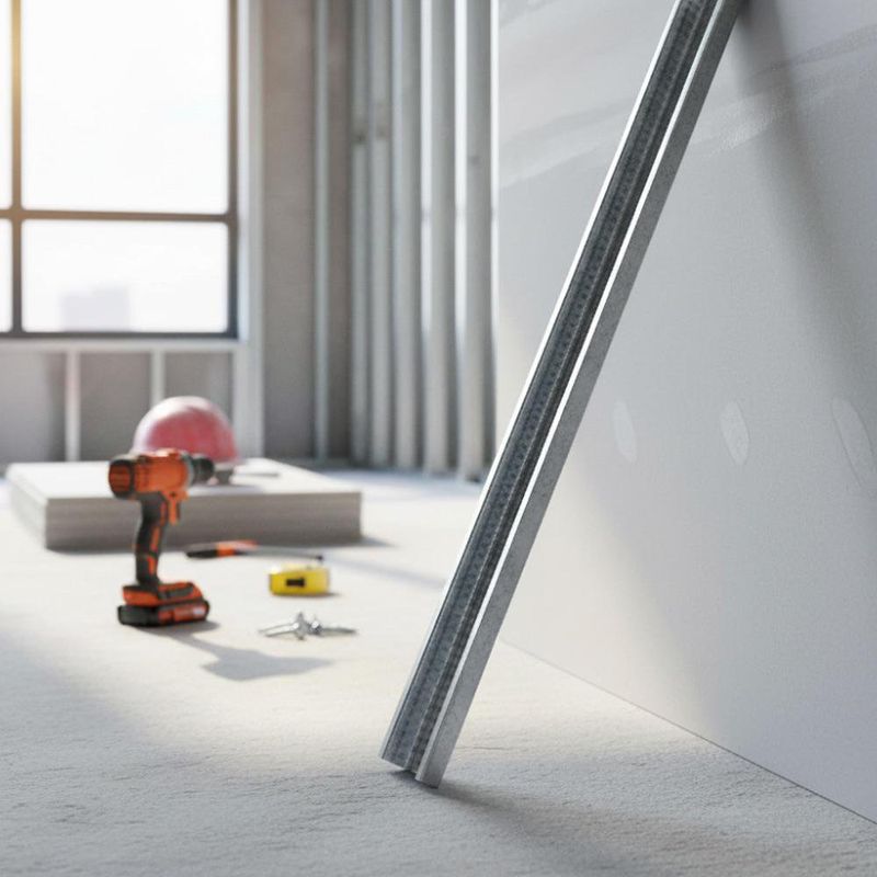 Canal Listón de Metal Diseño Omega de 12 pies