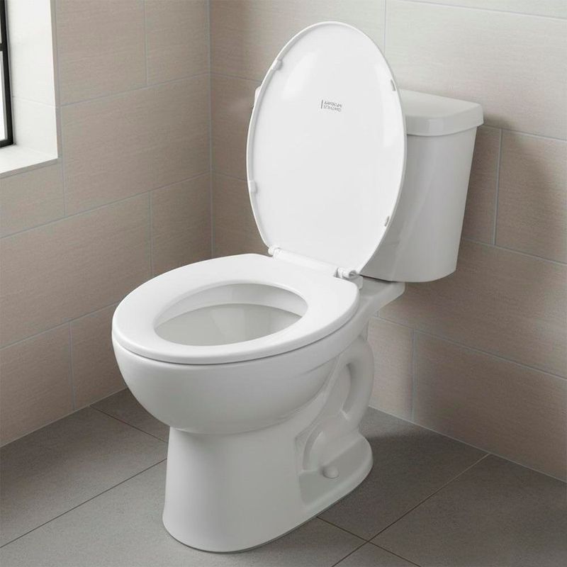 Asiento para Inodoro Redondo Tamaño Estándar Color Beige