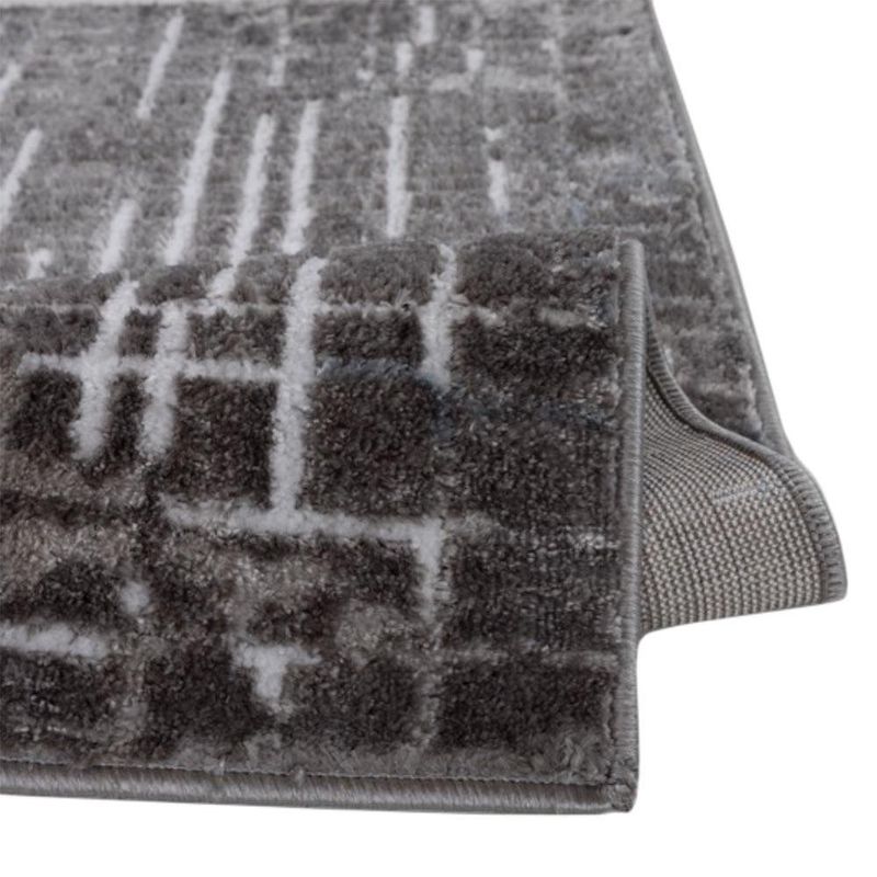 Combo de 2 Alfombras Darius 160 x 235 + 57 x 110 Cm Tonos Grises