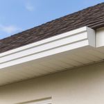 Perfil Tipo Canoa de Pvc Color Blanco de 6 m