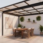 Lámina Policarbonato Ondulada Bronce 12 pies