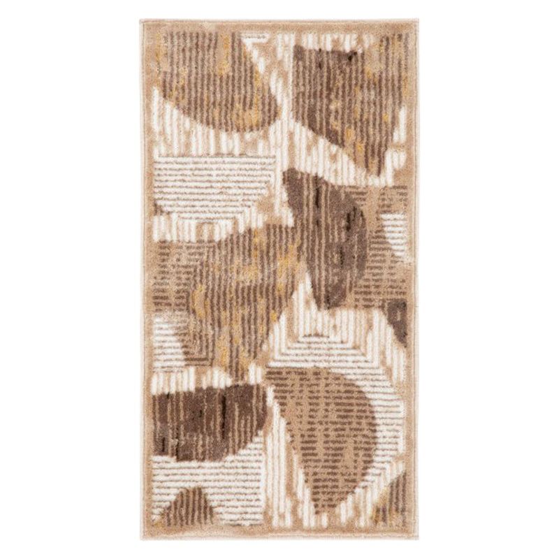 Combo de 2 Alfombras Darius 160 x 235 + 57 x 110 Cm Tonos Tierra