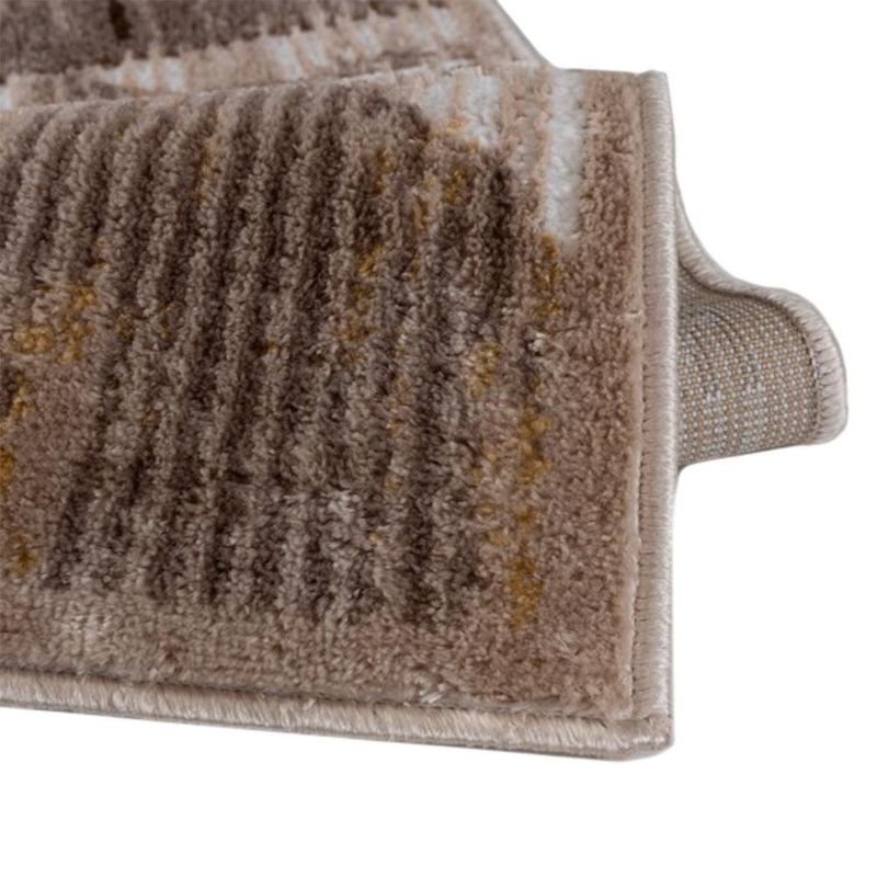 Combo de 2 Alfombras Darius 160 x 235 + 57 x 110 Cm Tonos Tierra