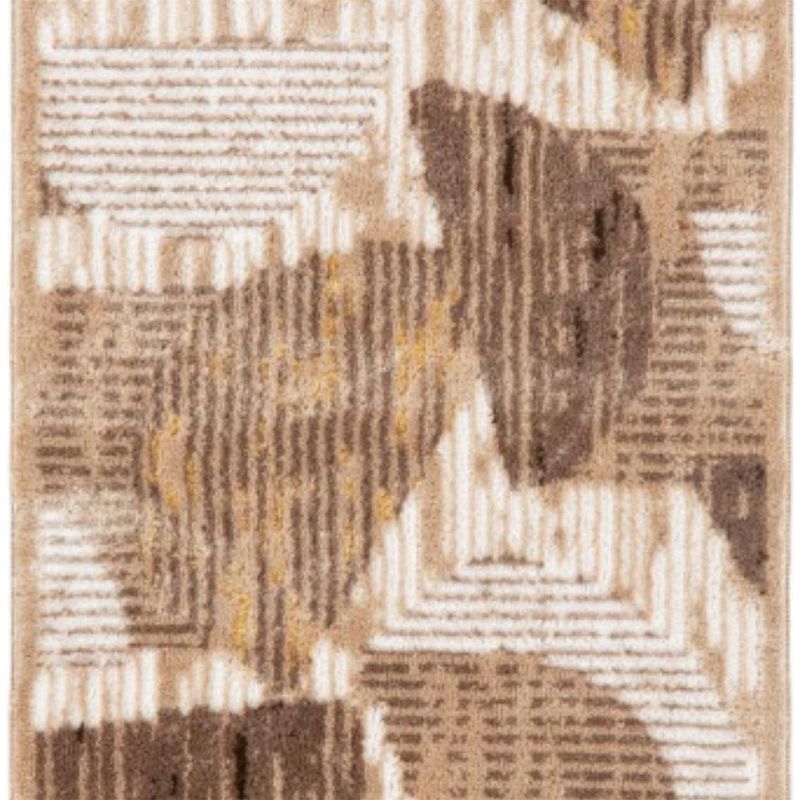 Combo de 2 Alfombras Darius 160 x 235 + 57 x 110 Cm Tonos Tierra