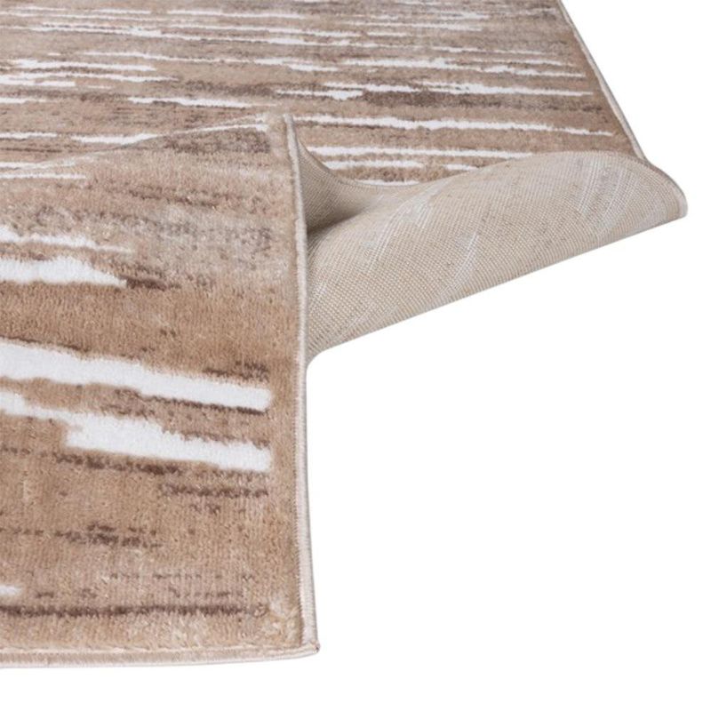 Combo de 2 Alfombras Darius 160 x 235 + 57 x 110 Cm Tonos Arena